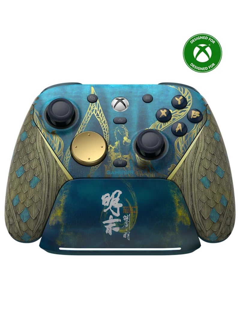 general Professional Gamepad GameSir G7 Pro WUCHANG Fallen Feathers Edition Wireless Controller Tri-Mode Connectivity with Charging Dock for Xbox Series X|S, Xbox One, PC, Android, Plug and Play with TMR Sticks, Hall Effect Analog Triggers, Six-Axis Gyroscope, Four Macro Buttons, 1000Hz Polling Rate, Four Rumble Motors, Back Button Latches, Battery 1200mAh, 3.5mm Audio Jack, Smart Auto Start-Stop - Image 1