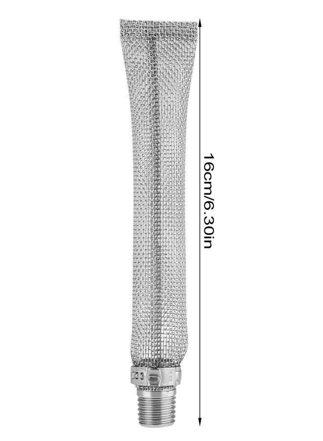 Fdit 304 Grade Stainless Steel Mesh Filter 12inch/6inch Beer Brew Hop Filter Strainer Tool for or Mash Tun 1/2"(6inch) - Image 2
