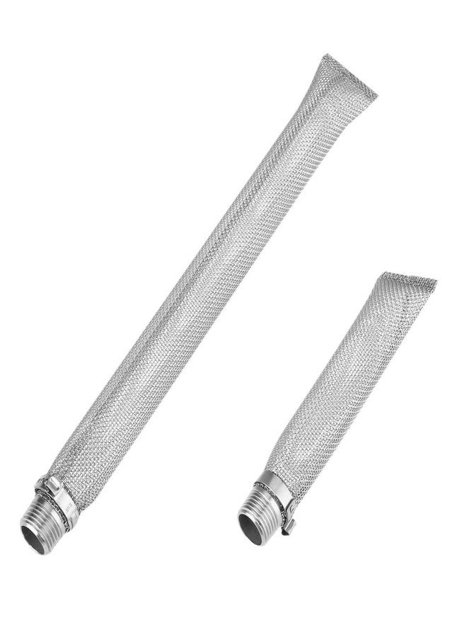 Fdit 304 Grade Stainless Steel Mesh Filter 12inch/6inch Beer Brew Hop Filter Strainer Tool for or Mash Tun 1/2"(6inch) - Image 5