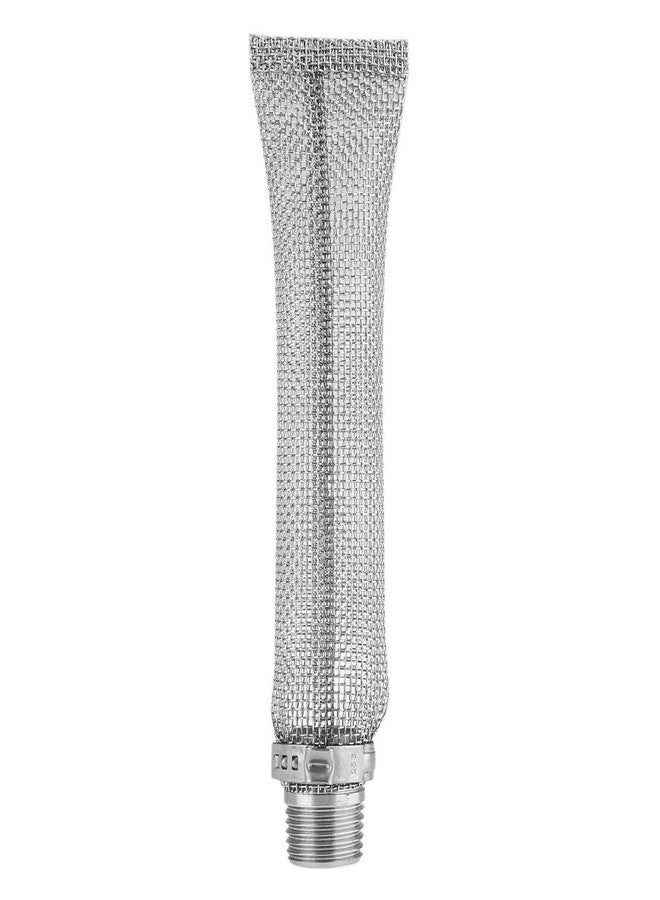 Fdit 304 Grade Stainless Steel Mesh Filter 12inch/6inch Beer Brew Hop Filter Strainer Tool for or Mash Tun 1/2"(6inch) - Image 1