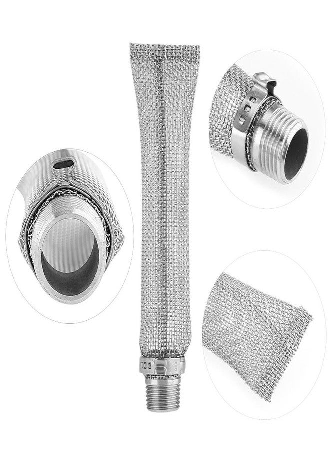 Fdit 304 Grade Stainless Steel Mesh Filter 12inch/6inch Beer Brew Hop Filter Strainer Tool for or Mash Tun 1/2"(6inch) - Image 4