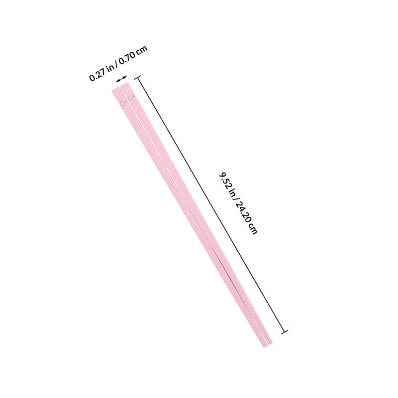 Elegant Alloy Chopsticks with Non-Slip Grip for Family Meals and Durable Use - Image 2