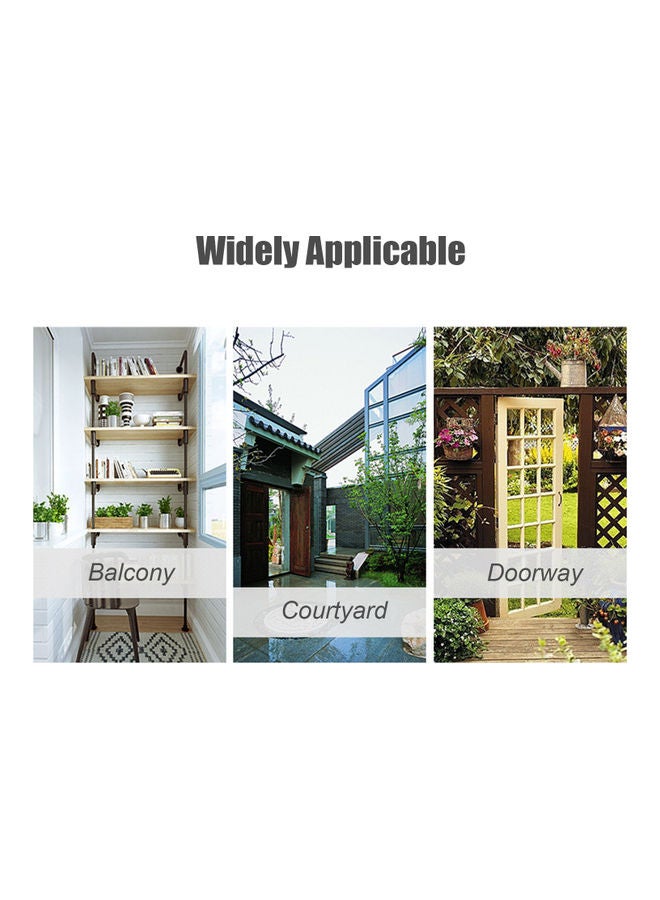 NIBEMINENT 2-Piece Pineapple Shape Hanging LED Solar Light For Garden Warm White - Image 5