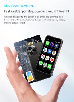 SOYES Super Mini Mobile Phone Android Quad Core Titanium Silver, Mobile Mini Smartphone Ultra Small Pocket Student Children Men and Women（Blue）  - Image 4