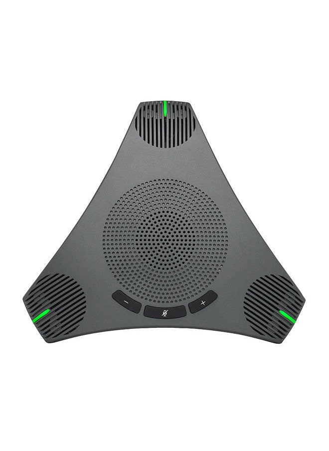 Generic - USB Speakerphone Conference Microphone Omnidirectional Computer Mic 360° Voice Pickup with Mute Key for Skype/Video Conference/Online Course/Live Streaming/Gaming/Daily Chatting - Image 1