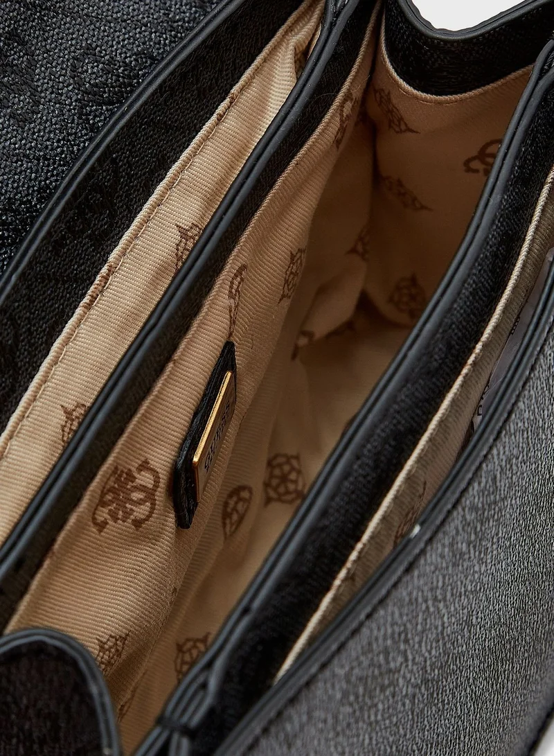 GUESS Alexie Flap Over Crossbody Bag