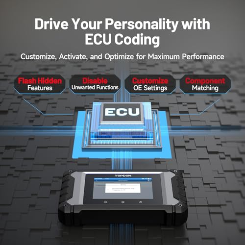 Topdon TOPDON ArtiDiag EU Bi-Directional Scanner, Full-System Diagnostic Tool for Mercedes-Benz, BMW, V.A.G Group, ECU Online Coding, All Service Functions, Active Test, V.A.G Guidance, Lifetime Free Update - Image 4