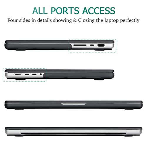 May Chen Compatible with M3 MacBook Pro 16 A2991 M2 A2780 M1 A2485 Pro/Max with Retina Display Fits Touch ID 2023 2022 2021, Hard Shell Case with Keybaord Cover & Screen Protector, Left Right Brain - Image 4
