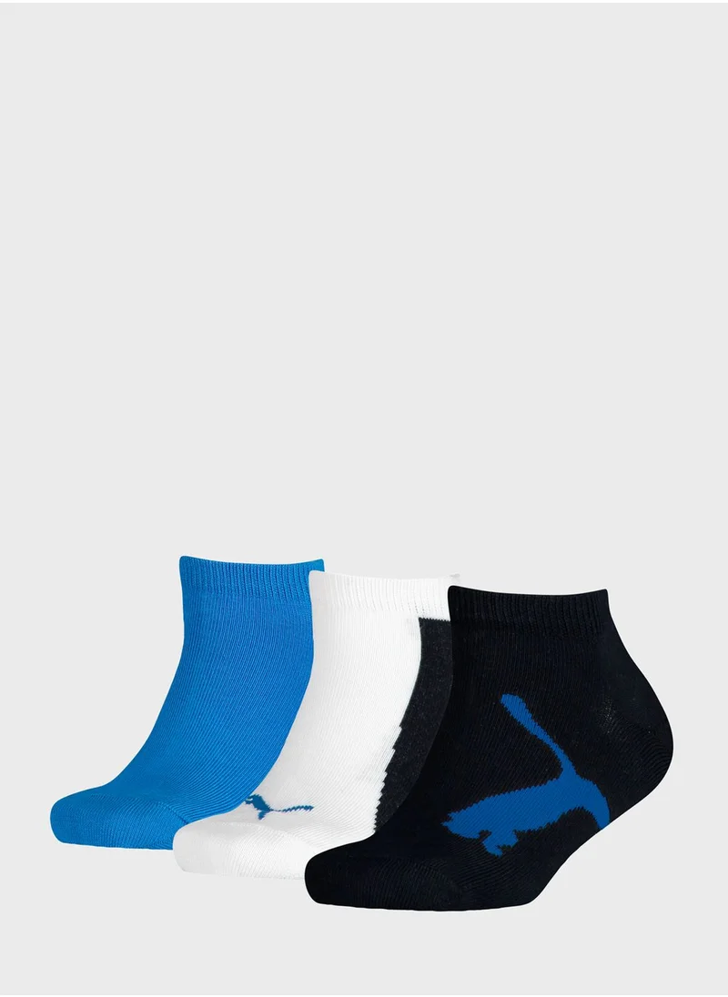 PUMA Kids 3 Pack Sneaker Socks