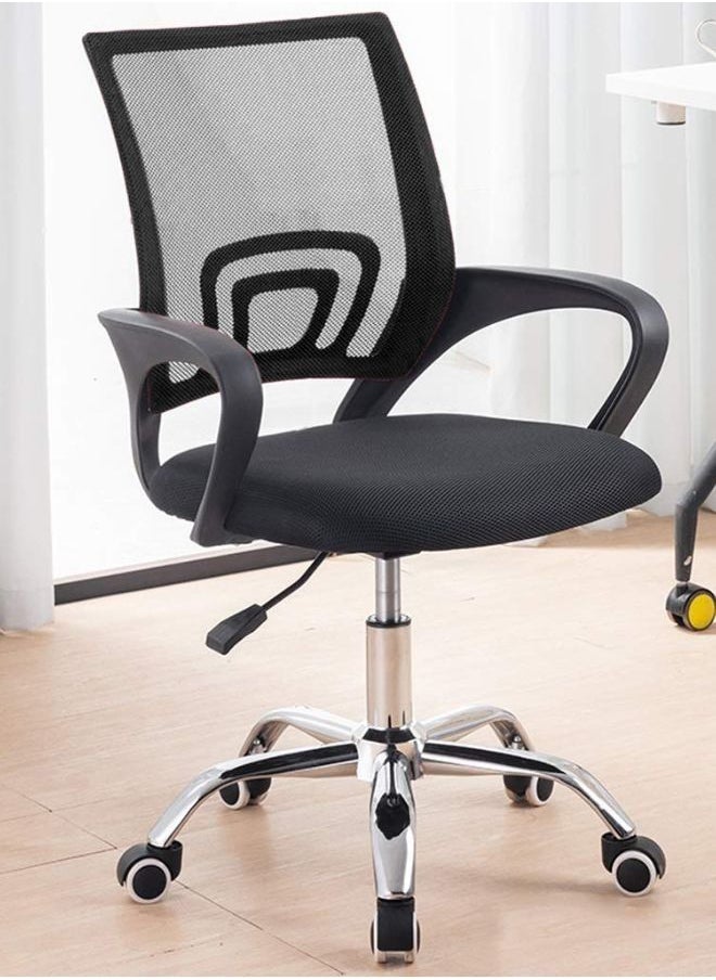 KARNAK Karnak Mesh Executive Office Home Chair 360° Swivel Ergonomic Adjustable Height Lumbar Support Back - Color (Black)  - Image 1