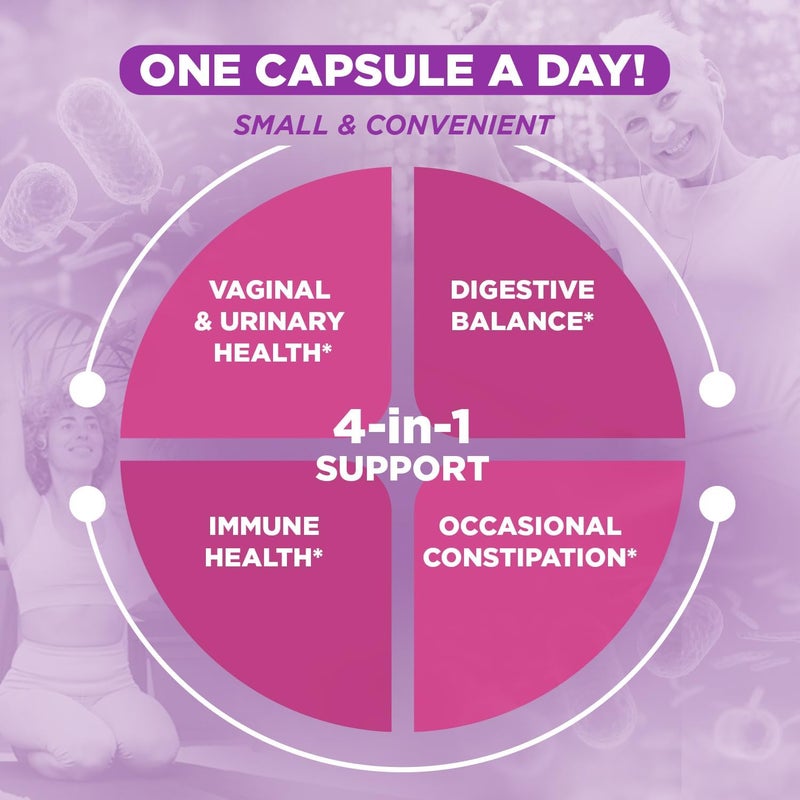 Vital Planet  Vital Flora Women Over 55 Daily Probiotic 60 Billion CFU Diverse Strains Organic Prebiotics Vaginal and Immune Support Digestive Health Probiotics for Women 30 Capsules - Image 3