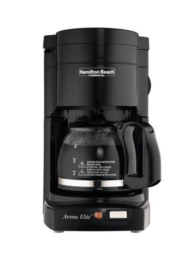 مجموعة ماكينة صنع قهوة أروما إيليت بقدرة 550 وات مكونة من قطعتين 0.6 L 550 W HDC700B أسود