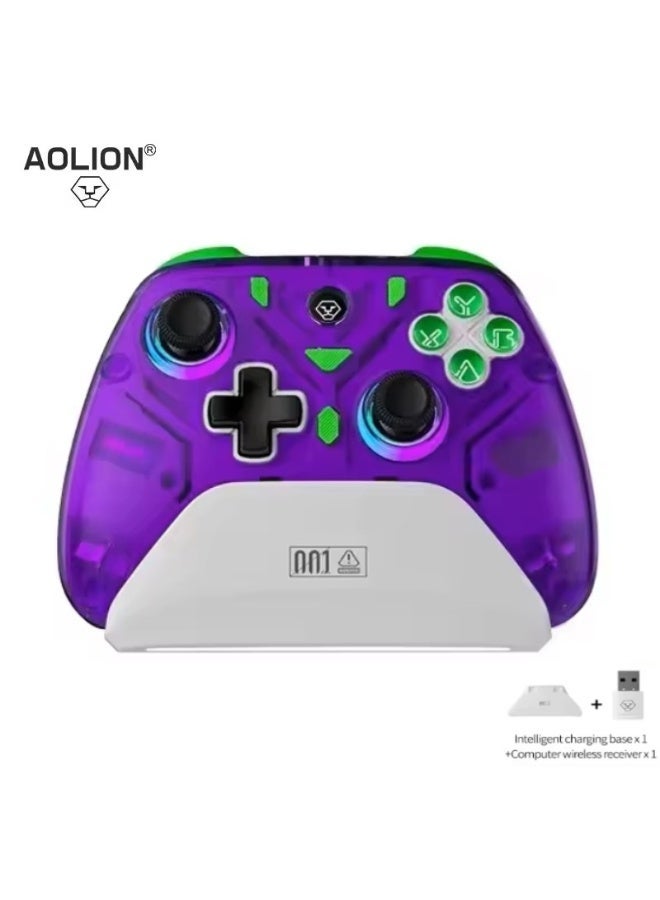 Aolion K10 Gaming Controller With Charging Dock RGB Wireless Gamepad Hall Effect Joystick Trigger For Nintendo Switch/PC/Phone - Image 1