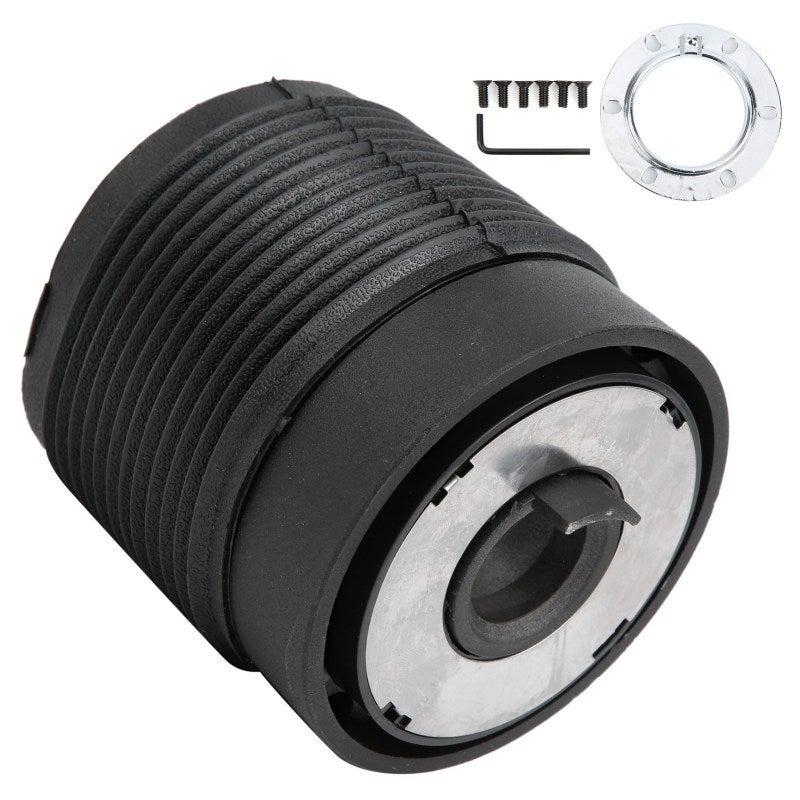 Steering Wheel Hub Kit: Aluminum & Plastic Wear Resistant Corrosion Resistant - Long Service Life Easy Installation Steering Wheel Boss Kit for T4 Transporter 1996-2003 - Image 1