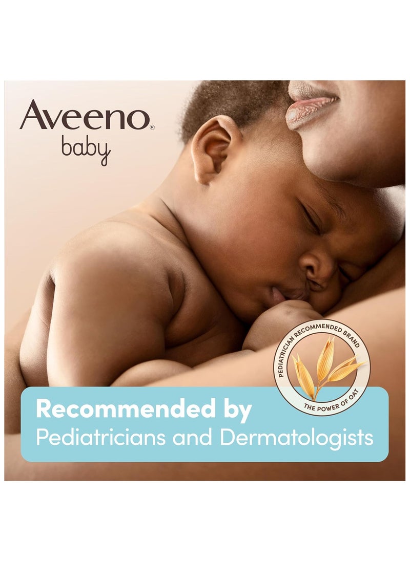 Aveeno Baby - لوشن مرطب يومي بالشوفان والدايميثيكون، خالٍ من العطور، 18 أونصة سائلة، عبوة مزدوجة - Image 1
