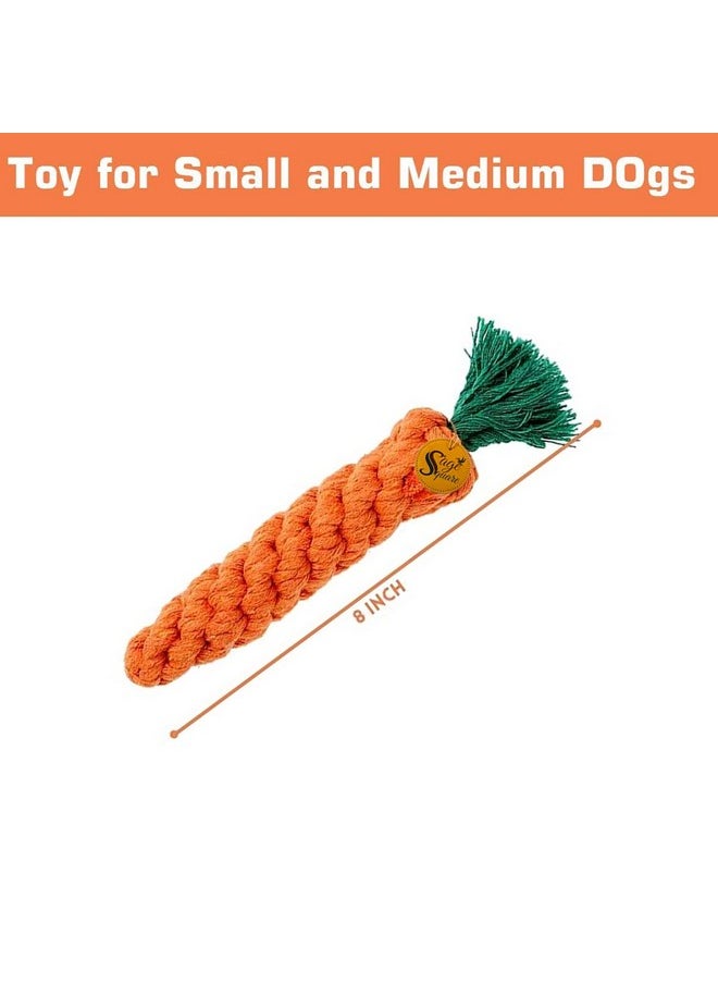 Sage Square Dog Toys + Dog Chew Toys + Puppy Teething Toys + Rope Dog Toy + Dog Toys For Small To Medium Dog Toys + Dog Toy Pack + Tug Toy + Dog Toy Set + Washable Cotton Rope For Dog (3 Pack)  - Image 4