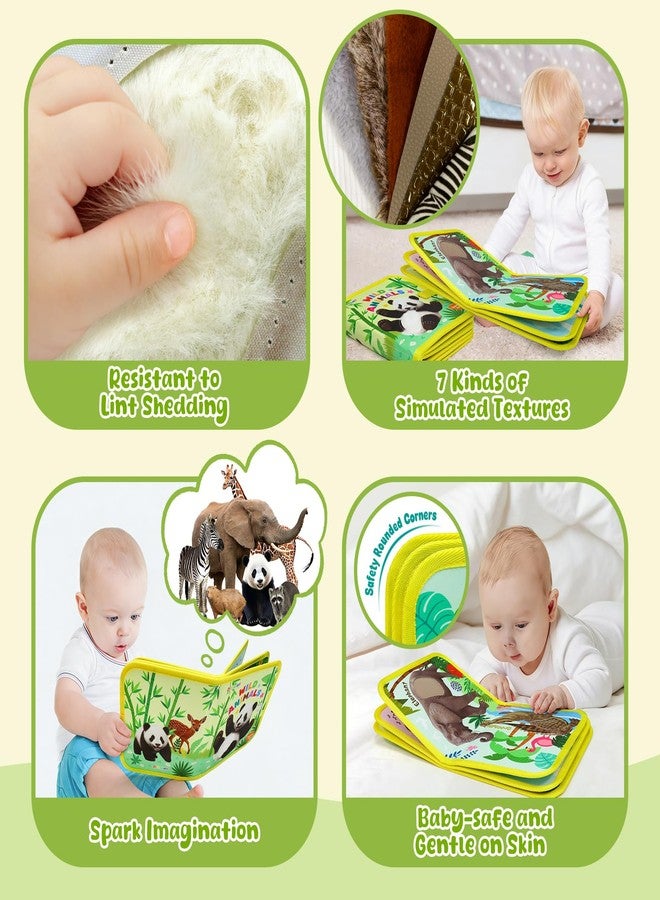 Dr.Rapeti Touch and Feel Book, Tactile Book, Sensory Cloth Toy, Interactive Fabric Touch Toy, Textures & Interactive for Infant Development - Image 3
