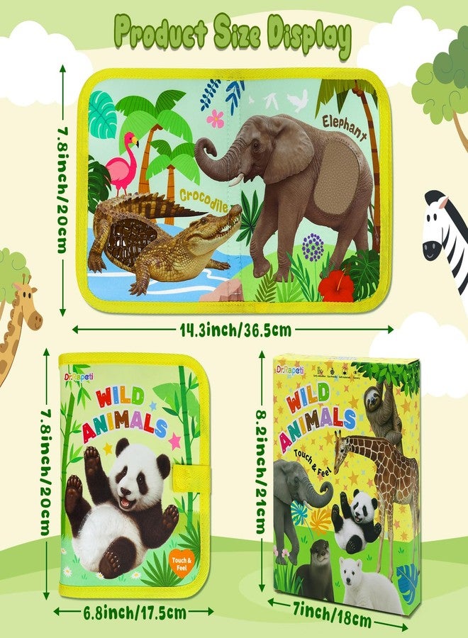 Dr.Rapeti Touch and Feel Book, Tactile Book, Sensory Cloth Toy, Interactive Fabric Touch Toy, Textures & Interactive for Infant Development - Image 2