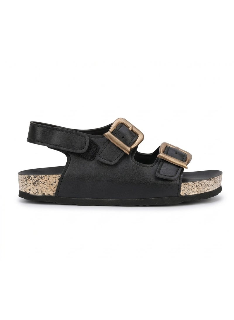 OG Orthopedic Sandals with Secure Back Strap, Adjustable Double-Buckle Summer Shoes for Kids, Anti-Slip Sole - Image 1
