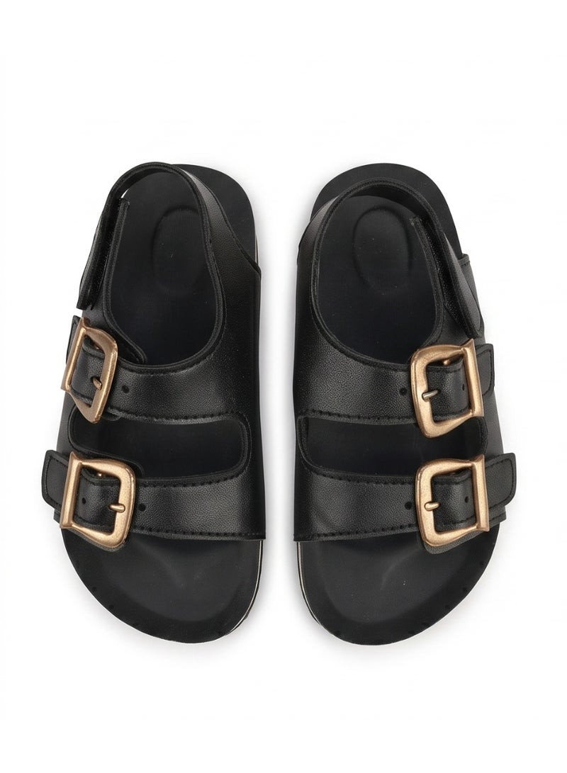 OG Orthopedic Sandals with Secure Back Strap, Adjustable Double-Buckle Summer Shoes for Kids, Anti-Slip Sole - Image 3