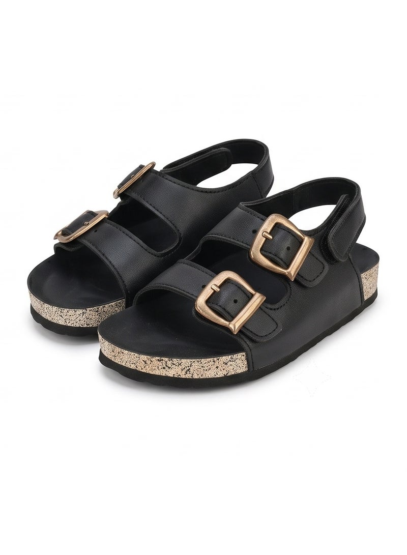 OG Orthopedic Sandals with Secure Back Strap, Adjustable Double-Buckle Summer Shoes for Kids, Anti-Slip Sole - Image 4