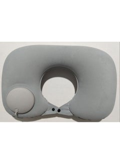 Press inflatable U-shaped pillow neck pillow travel artifact neck folding portable flocking blowing travel pillow U-shaped pillow - pzsku/Z4698440C0BE141028C06Z/45/_/1734014814/ae0d72f0-45ba-4db3-9671-0bd6773d42dc