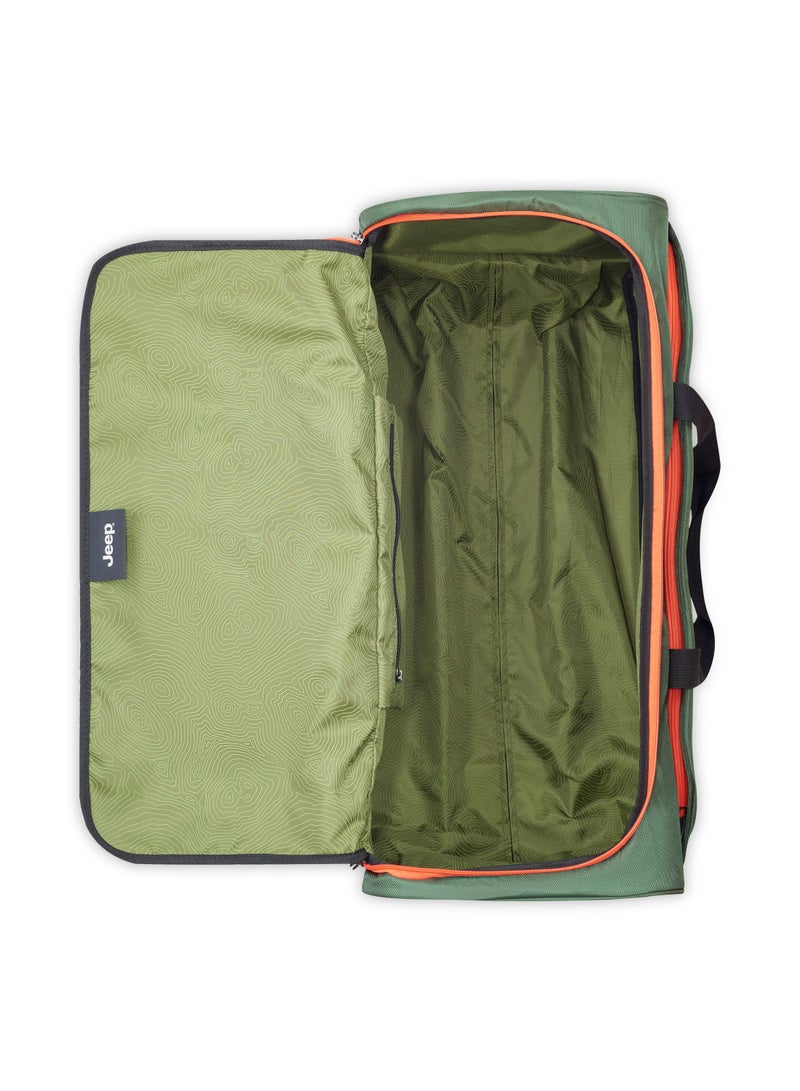 جيب حقيبة الأمتعة من جيب بعجلتين مزدوجة سوفت كيس مقاس 73 سم باللون الاخضر - Image 3