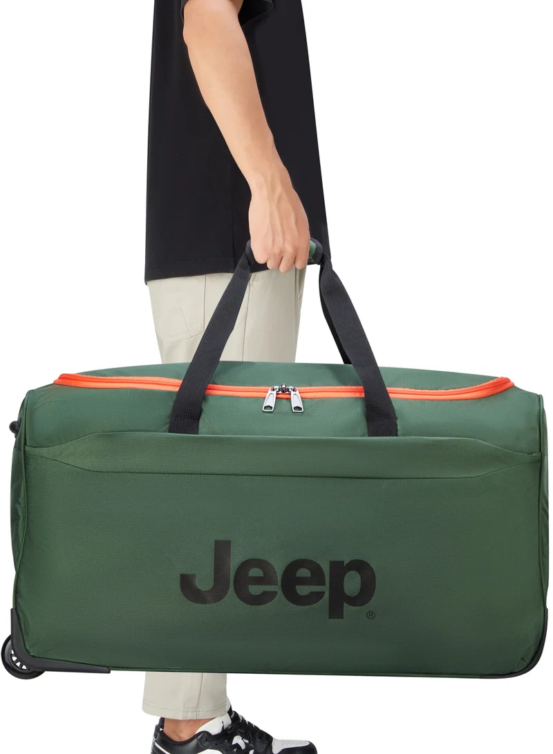 Jeep The Jeep Softcase 2-Wheel Duffle luggage tolley check-in suitcase 73cm Green, Medium