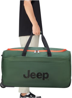 Jeep The Jeep Softcase 2-Wheel Duffle luggage tolley check-in suitcase 73cm Green, Medium  - Image 2