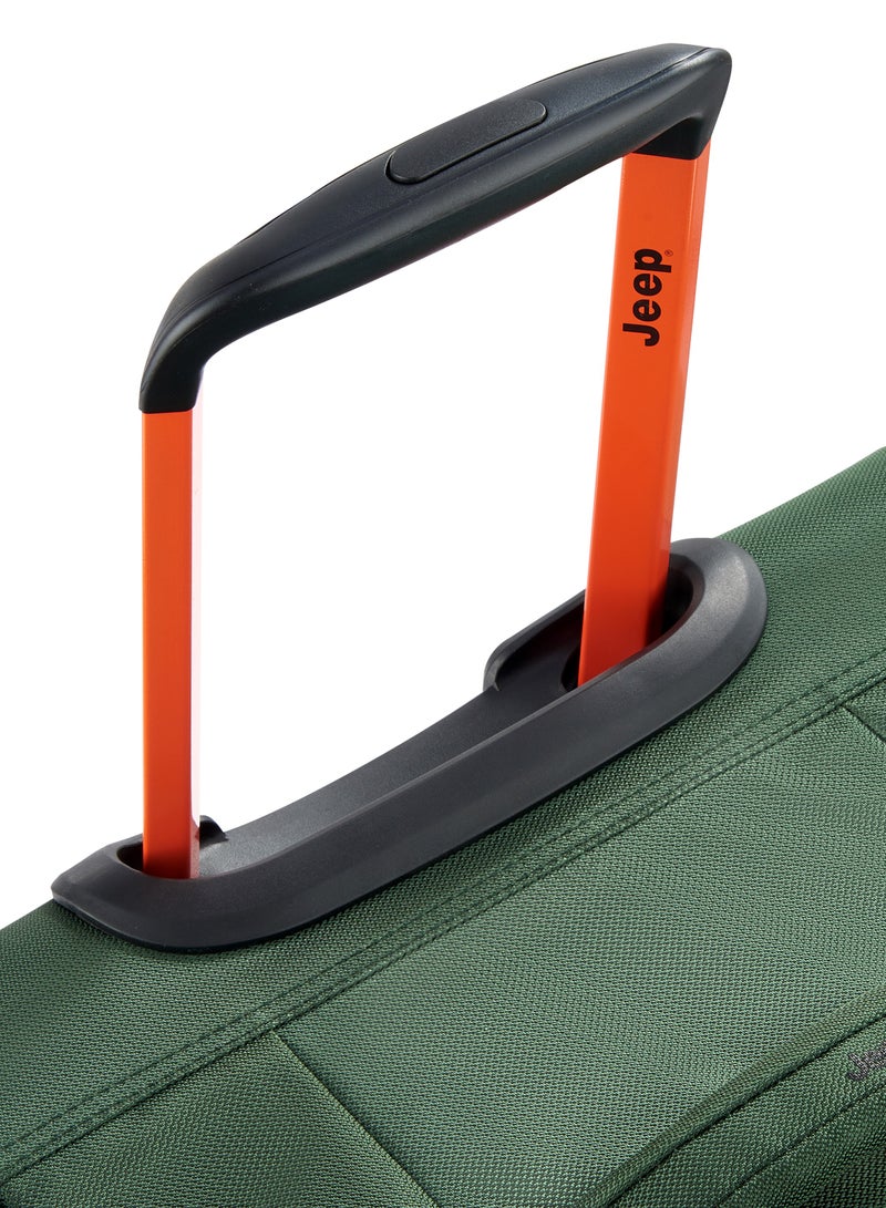 جيب حقيبة الأمتعة من جيب بعجلتين مزدوجة سوفت كيس مقاس 73 سم باللون الاخضر - Image 4