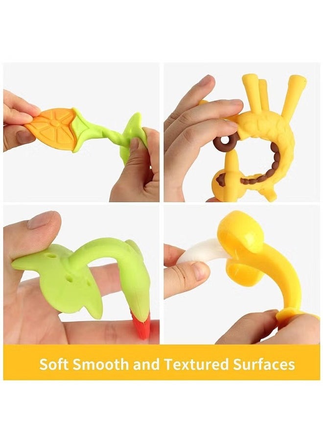 Pack Of 4 Baby Teethers For Newborn