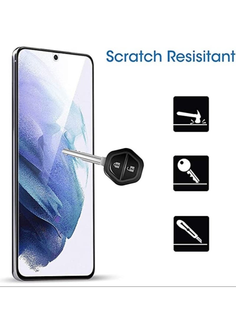 Raxoom Samsung Galaxy S21 5G Screen Protector, HD Clear 3D [3D Curved] [Full Coverage] Anti-Scratch Anti-Fingerprints 9H Hardness Tempered Glass - Image 3