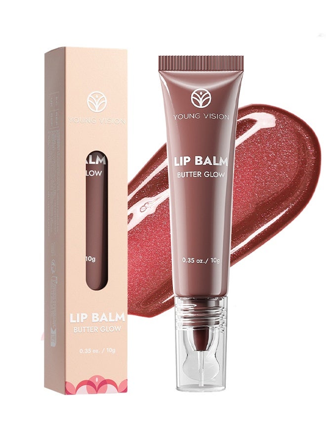 YOUNG VISION Lip Balm Butter Glow, Lip Glosses,Lipstick,Hydrating Gloss Stain Lip Gloss + Serum Up To 12Hr Hydration High Pigment Wet Shine Finish Bubblegum Burst 04 - Image 1