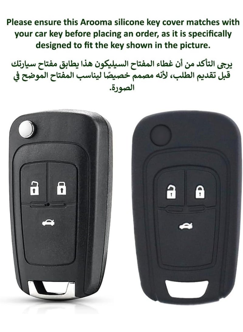 3 Buttons Silicone Key Shell Cover Case for Chevrolet Camaro Cruze Orlando Chevy Equinox Sonic Terrain, Remote Protection Case - Image 2