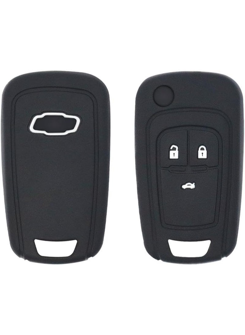 3 Buttons Silicone Key Shell Cover Case for Chevrolet Camaro Cruze Orlando Chevy Equinox Sonic Terrain, Remote Protection Case - Image 1