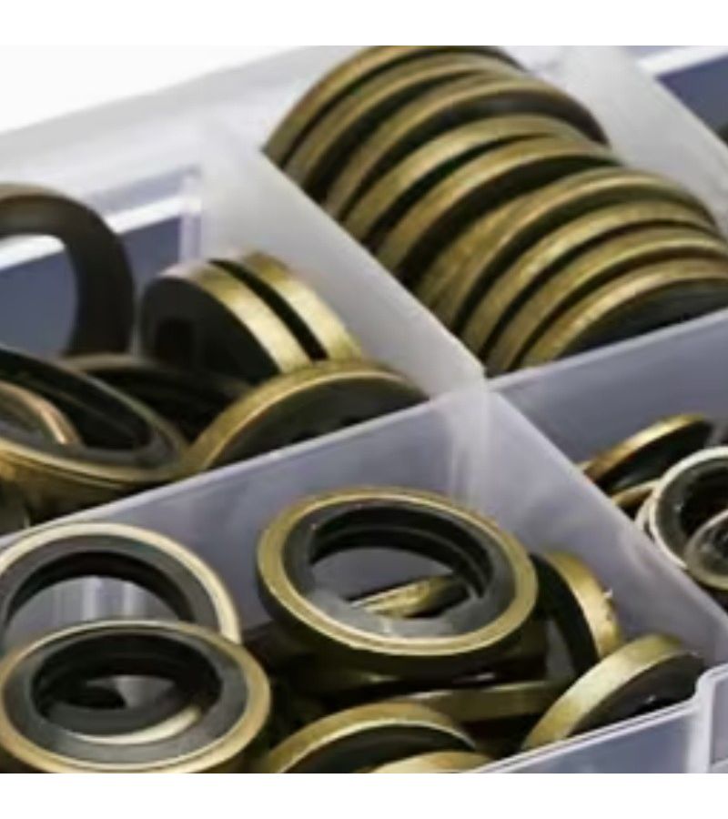 Pack of 23 M10 Seal Washers Oil Drain Plug Gaskets for Car Oil Pan High Pressure Hydraulic Systems Truck Maintenance Replaceable Rubber Seals Durable Sealing Kit - Image 5