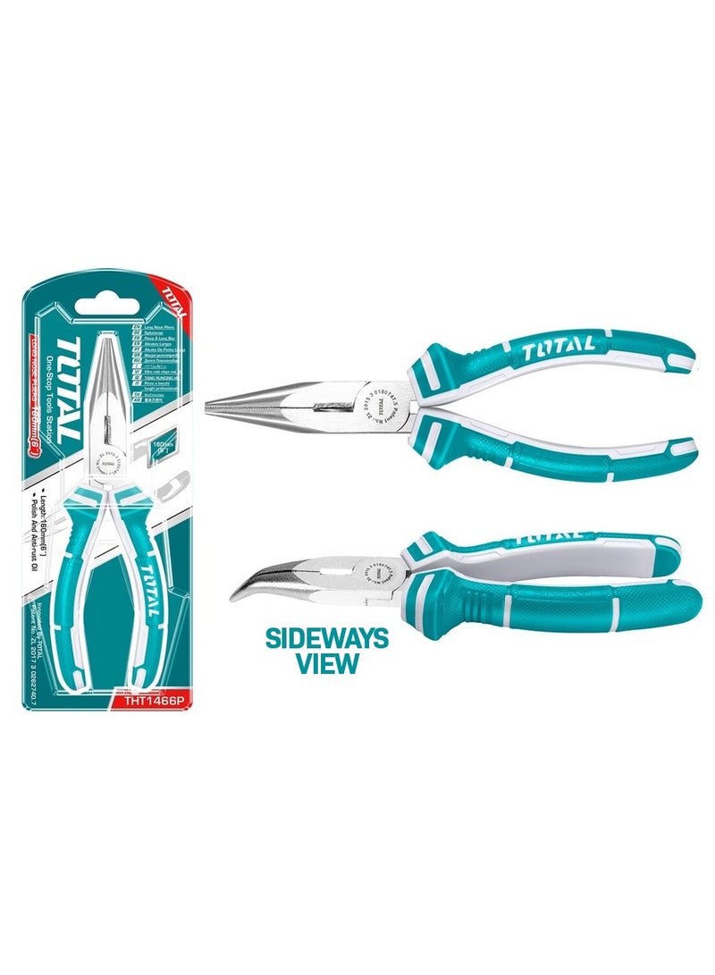 TOTAL Bent Nose Plier 6 Inch 60 MM - Image 3