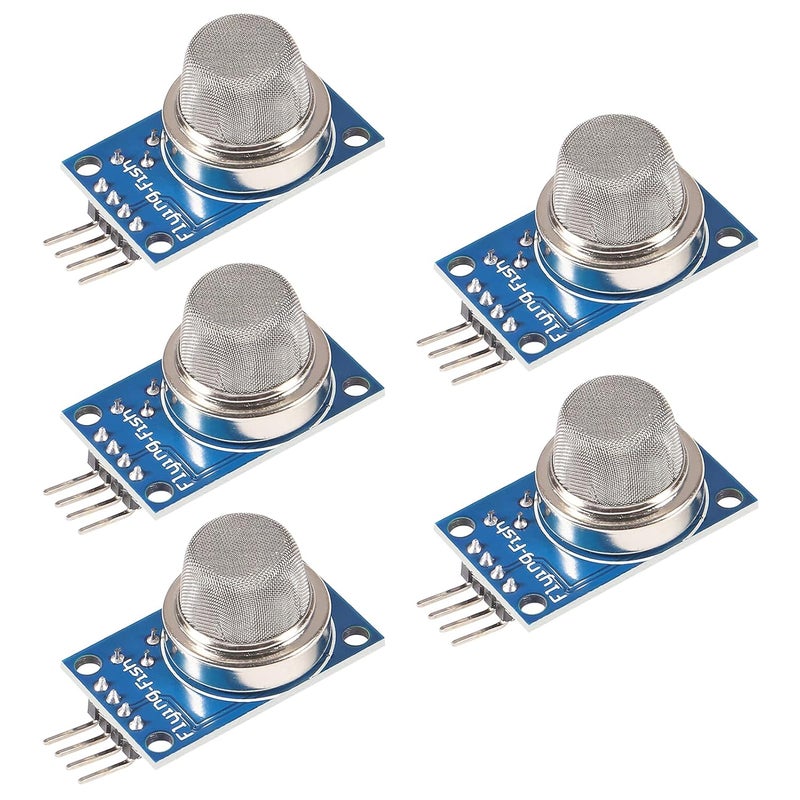 ACEIRMC 5pcs MQ-8 Hydrogen Gas Sensor Detection Sensor Module for Arduino Raspberry Pi ESP8266 MQ8 5V DC (MQ-8) - Image 1