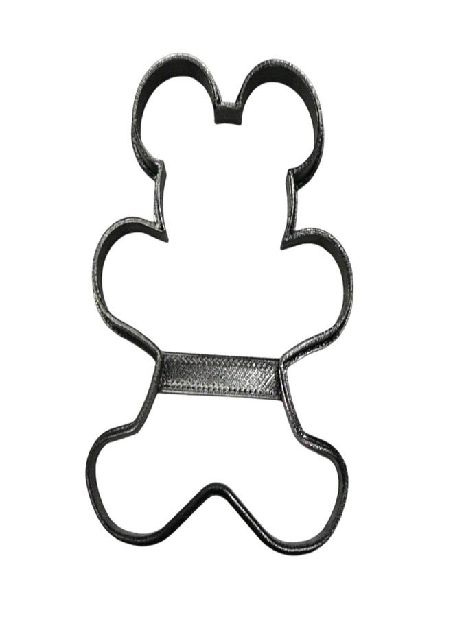 YNGLLC THEMED MAGICAL MOUSE & GINGERBREAD MAN COOKIE CUTTER, USA MADE, BLACK, 1 PIECE - Image 1