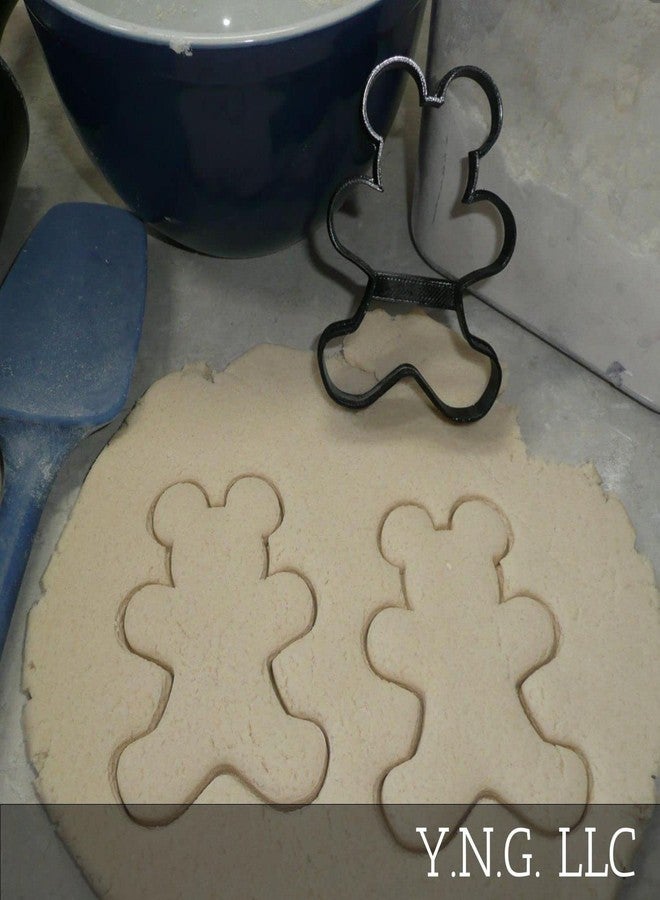 YNGLLC THEMED MAGICAL MOUSE & GINGERBREAD MAN COOKIE CUTTER, USA MADE, BLACK, 1 PIECE - Image 2