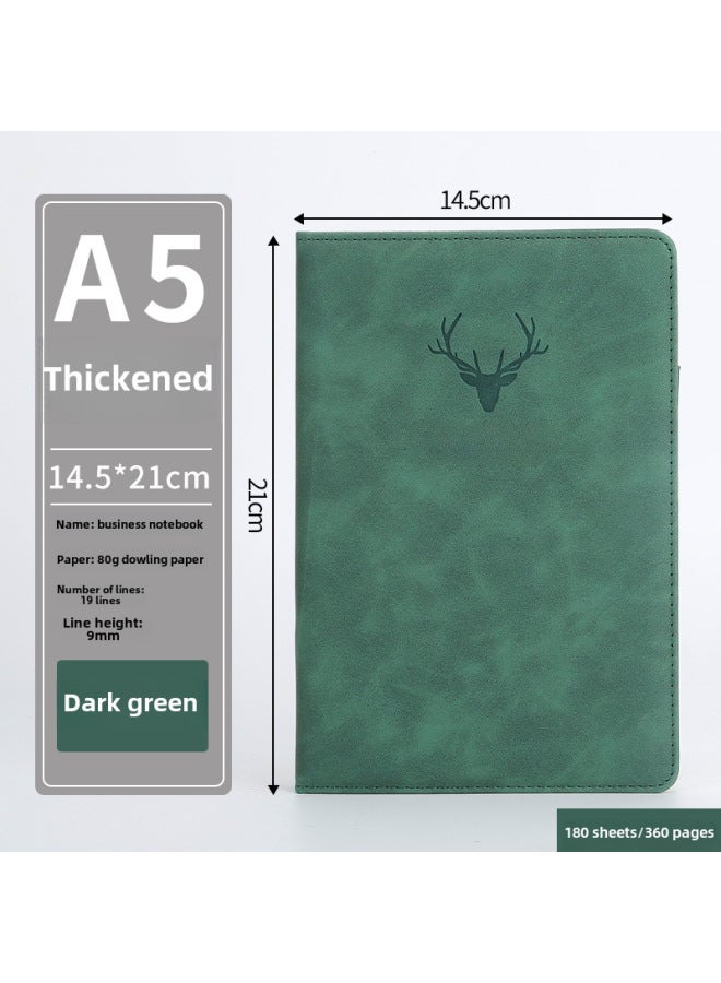 Enterprise Thickened High-value A5 Notebook Business Simple Ultra-thick Notebook Retro Art Student Notebook - Image 1