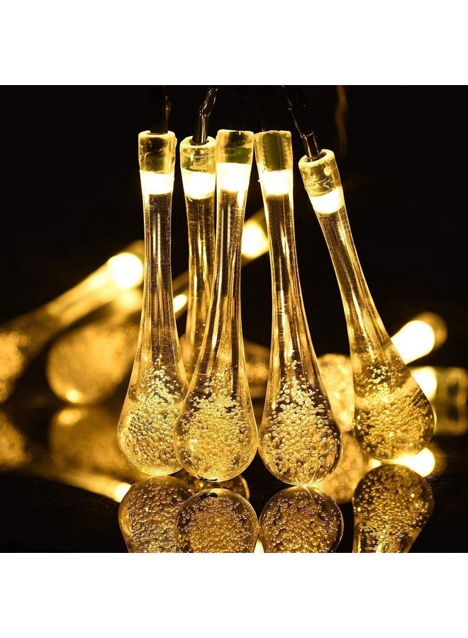 fizzytech Waterdrop String Lights of Home Decoration Diwali Light for Party Birthday Diwali Christmas Navratri Valentine Gift Home Decoration Light (8 Meter 50 LED, Warm White) - Image 1
