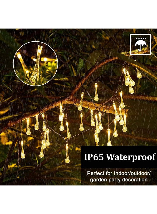 fizzytech Waterdrop String Lights of Home Decoration Diwali Light for Party Birthday Diwali Christmas Navratri Valentine Gift Home Decoration Light (8 Meter 50 LED, Warm White) - Image 2