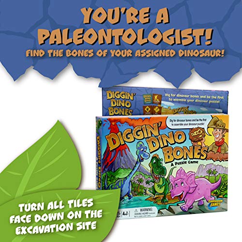 Continuum Games - Digging Dino Bones Board Game, Kids Aged 4 & Up - Image 2