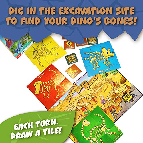 Continuum Games - Digging Dino Bones Board Game, Kids Aged 4 & Up - Image 3