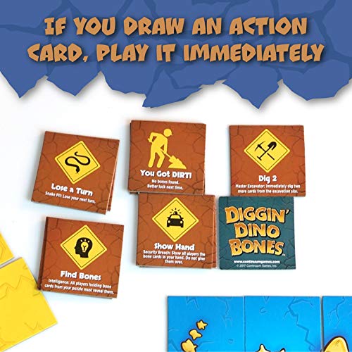 Continuum Games - Digging Dino Bones Board Game, Kids Aged 4 & Up - Image 5