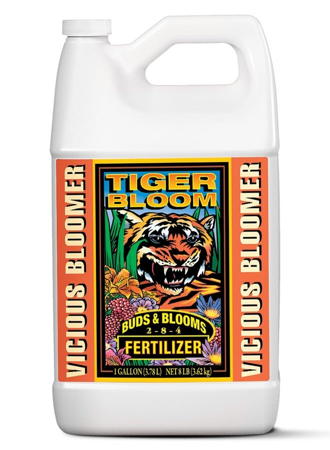 Fox Farm 791090255653 FX14020 1-Gallon Tiger Bloom Fertilizer 2-8-4, White - Image 1