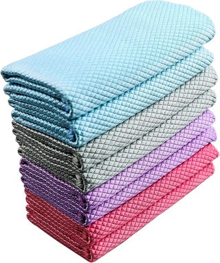 Trifecta Fish Scale Streak Free Magic Glass Window Car Mirror Microfiber Cleaning Cloth Cleaner ClothsLint Free Stainless Steel Windshield Shower Cleaning ClothMiracle Polishing Towels Shiny Wipes - pzsku/Z4698FD2AA3B625599130Z/45/1745821337/e9842507-2341-47dd-b187-dfca4caac37a
