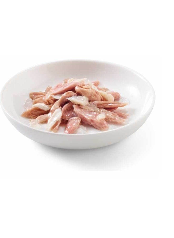 Schesir علب طعام قطط رطب بنكهة الدجاج والأرز الطبيعي، 6 × 50 جرام - Image 2