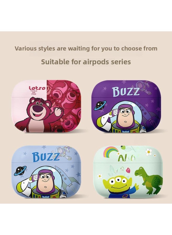 Frosted Buats Lightyear Airpods Protective Case Cartoon For Apple 1/2 Gen Pro Bluetooth Headset Protective Case-Color:#44 Styles-Applicable Models:Airpodspro2 Generation